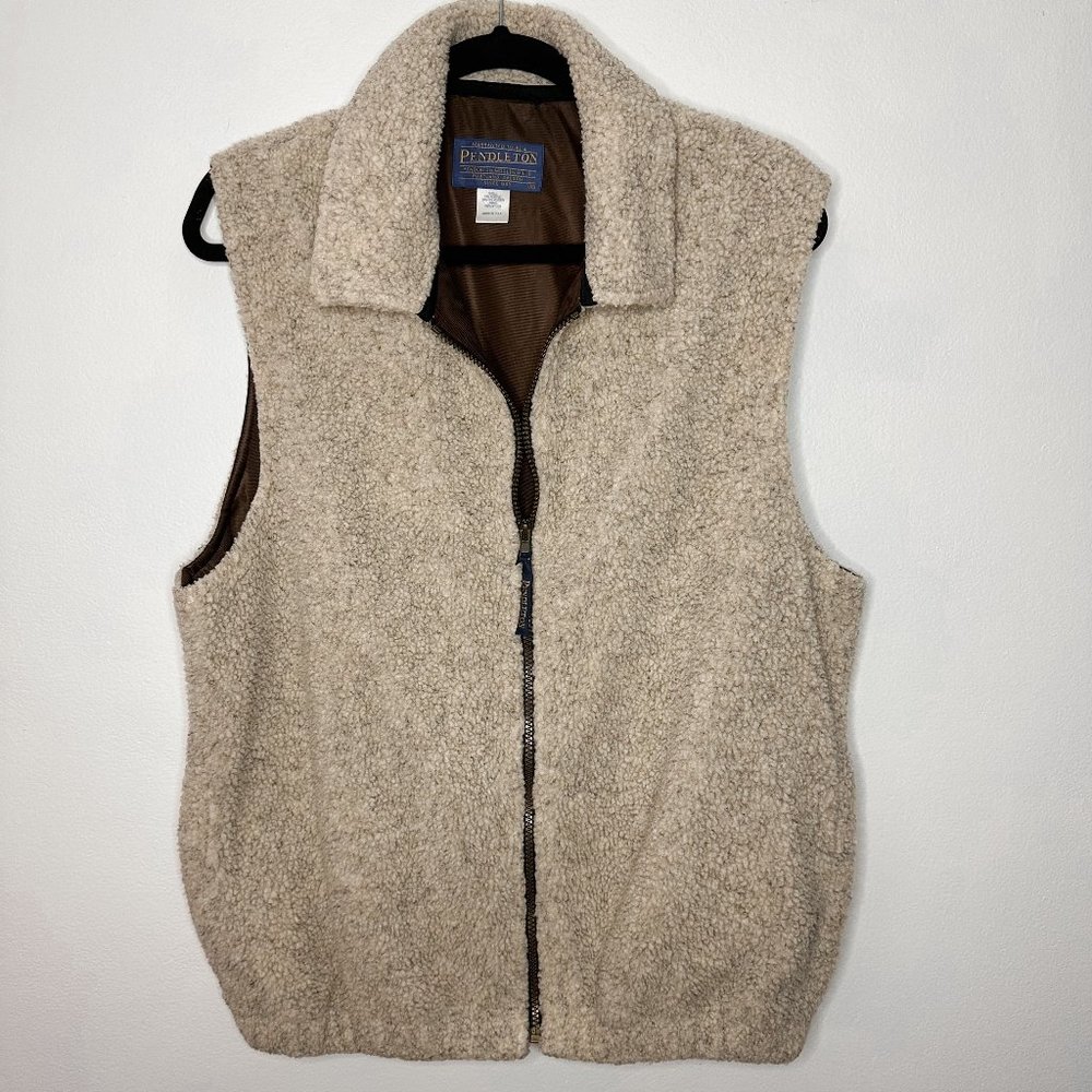 Pendleton | Vintage Beige Fleece Vest